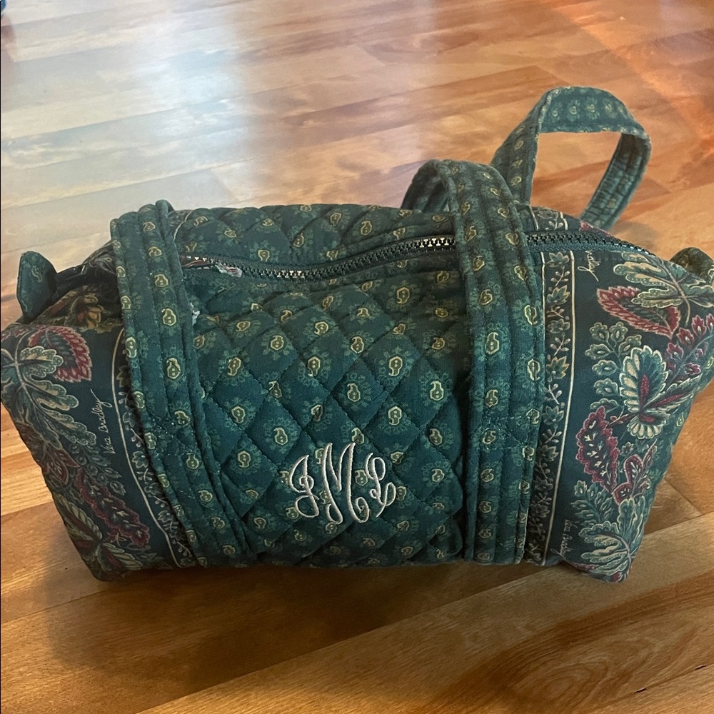 Vera Bradley Quilted Green Floral Women's Bag